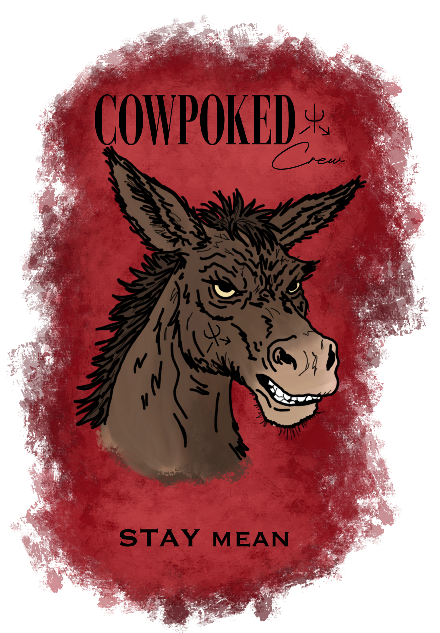 Cowpoked Crew "Stay Mean" Mule Kids Tee