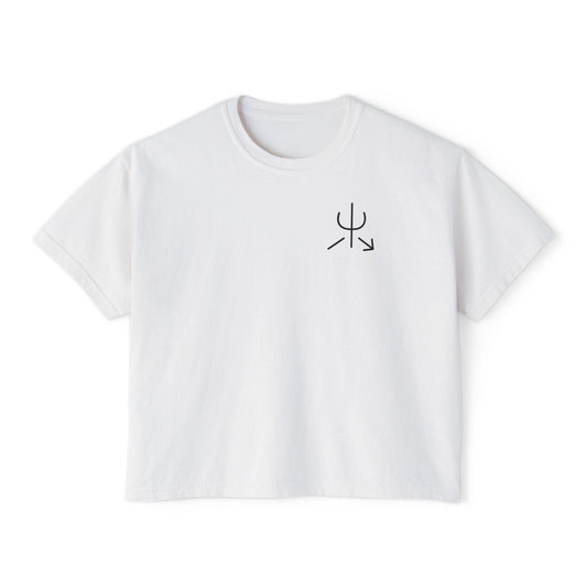 Let Er Buck & Hope for Luck Cropped Tee