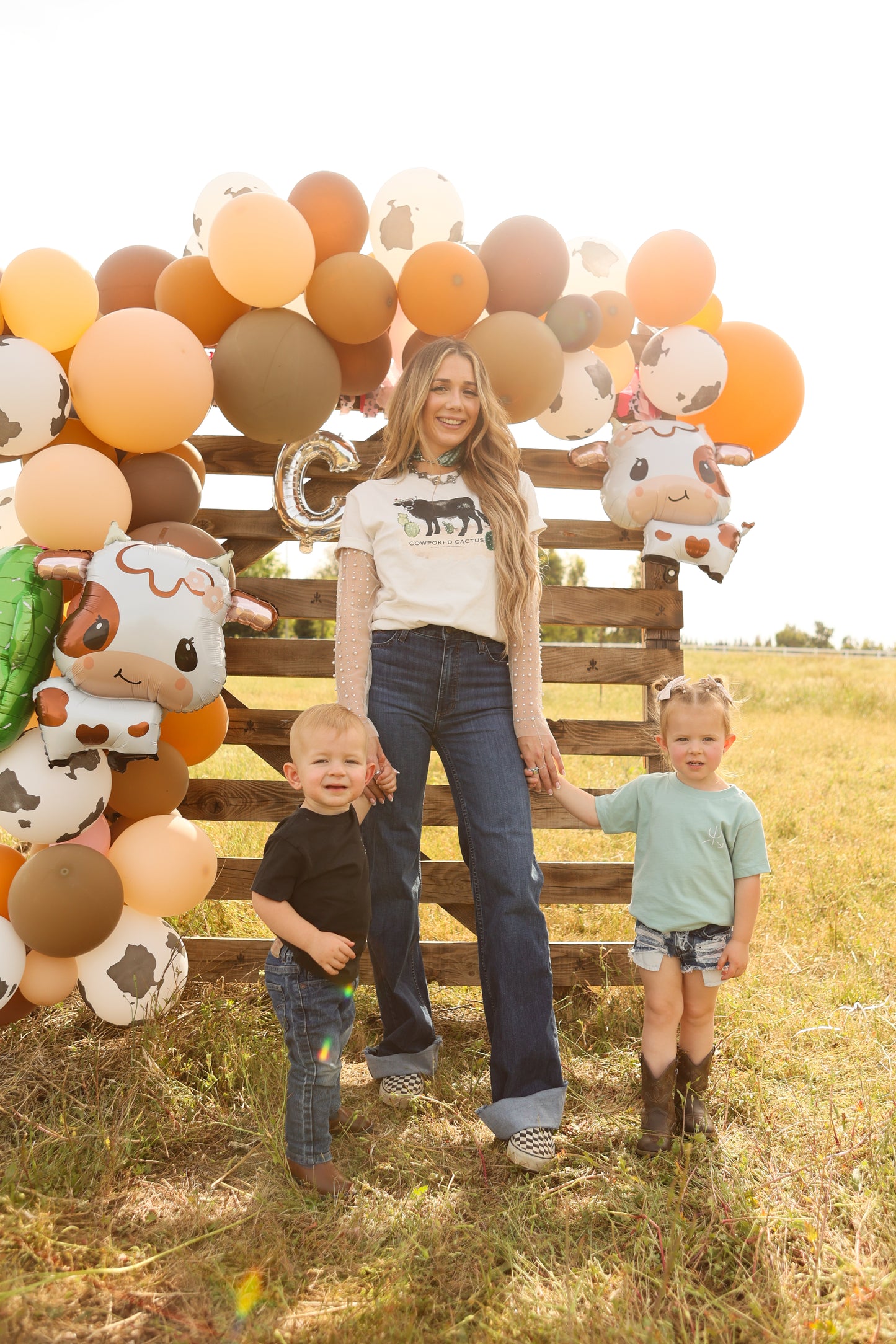 "To the Moon Cowpoke" Kids Tee