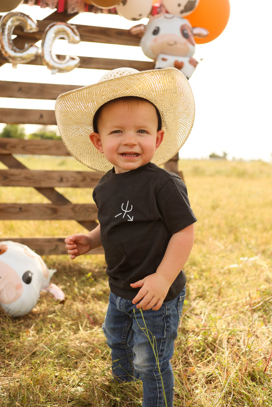 Cowpoked Crew "Stay Mean" Mule Kids Tee