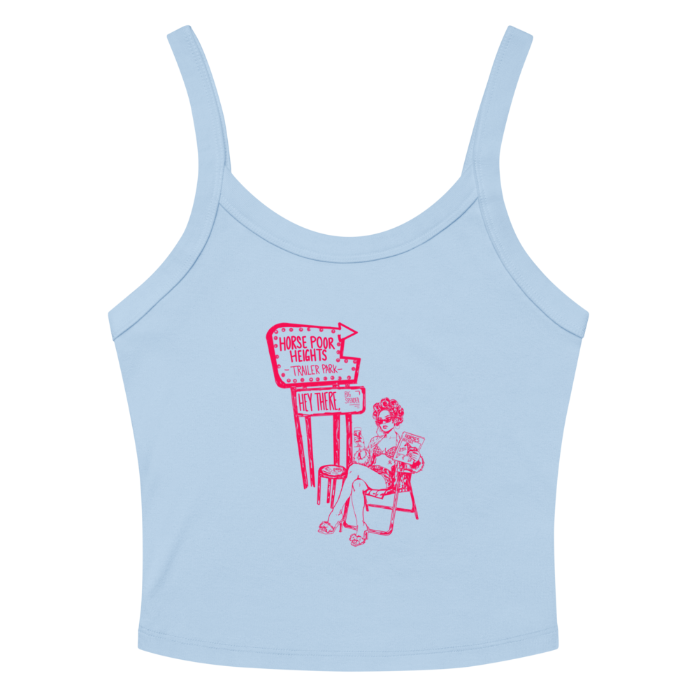 Horse Poor Heights Tank Top- Pink