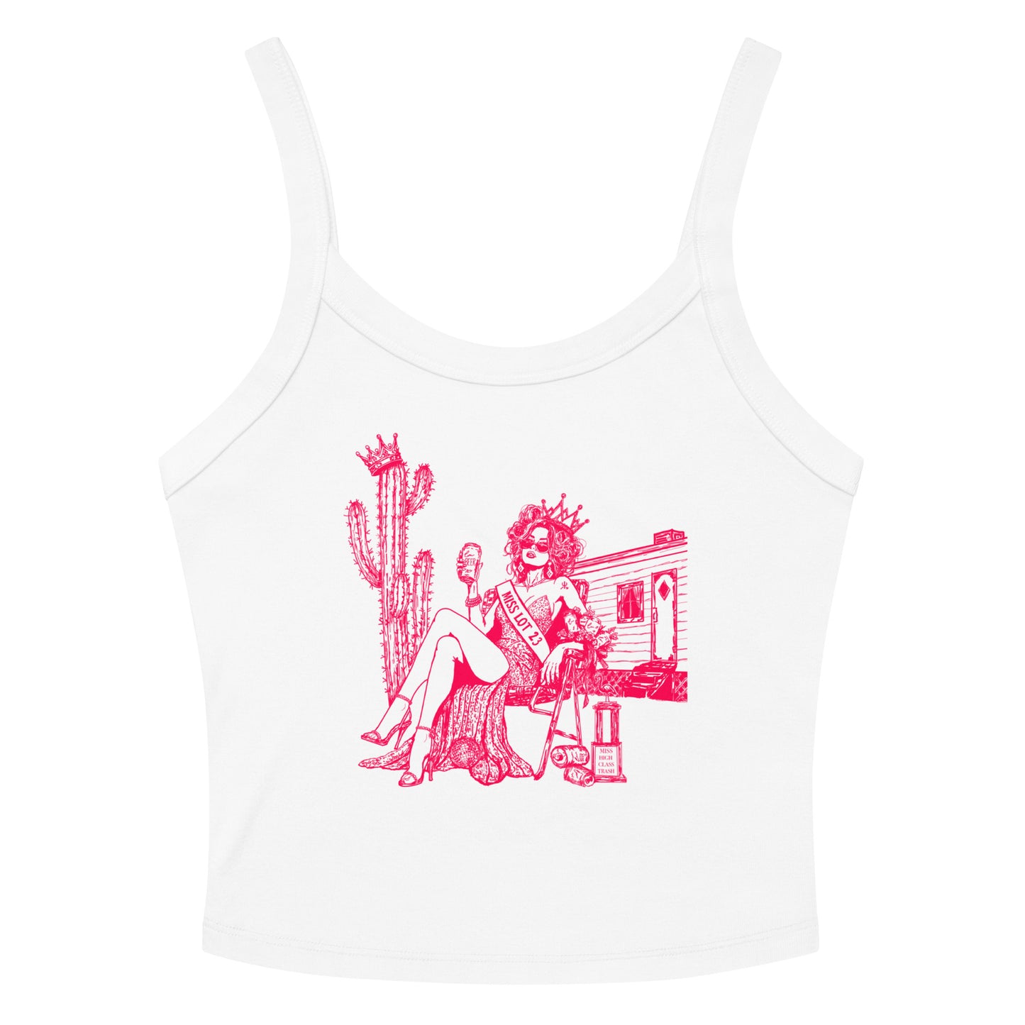 Miss Lot 23 Tank Top- Pink
