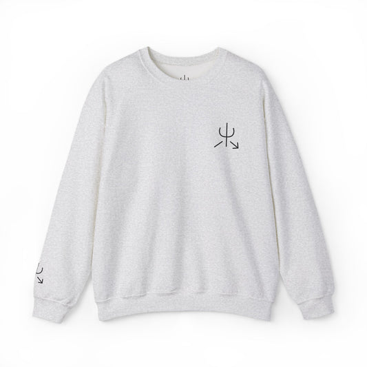 Branded Embroidered Crewneck Sweatshirt