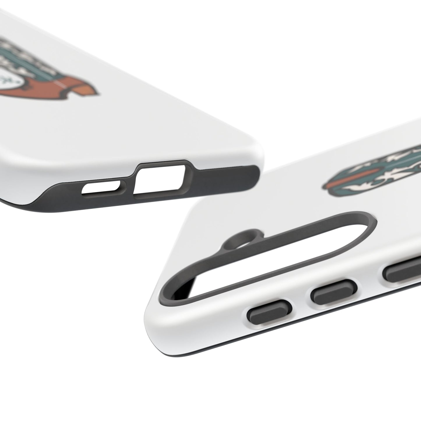 Turquoise Western Cowboy Boot Phone Case | Hand-drawn by Chase Templeton