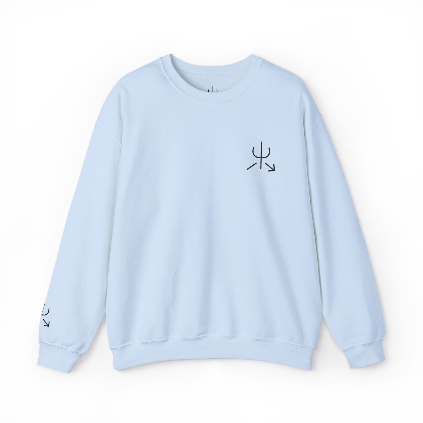 Branded Embroidered Crewneck Sweatshirt
