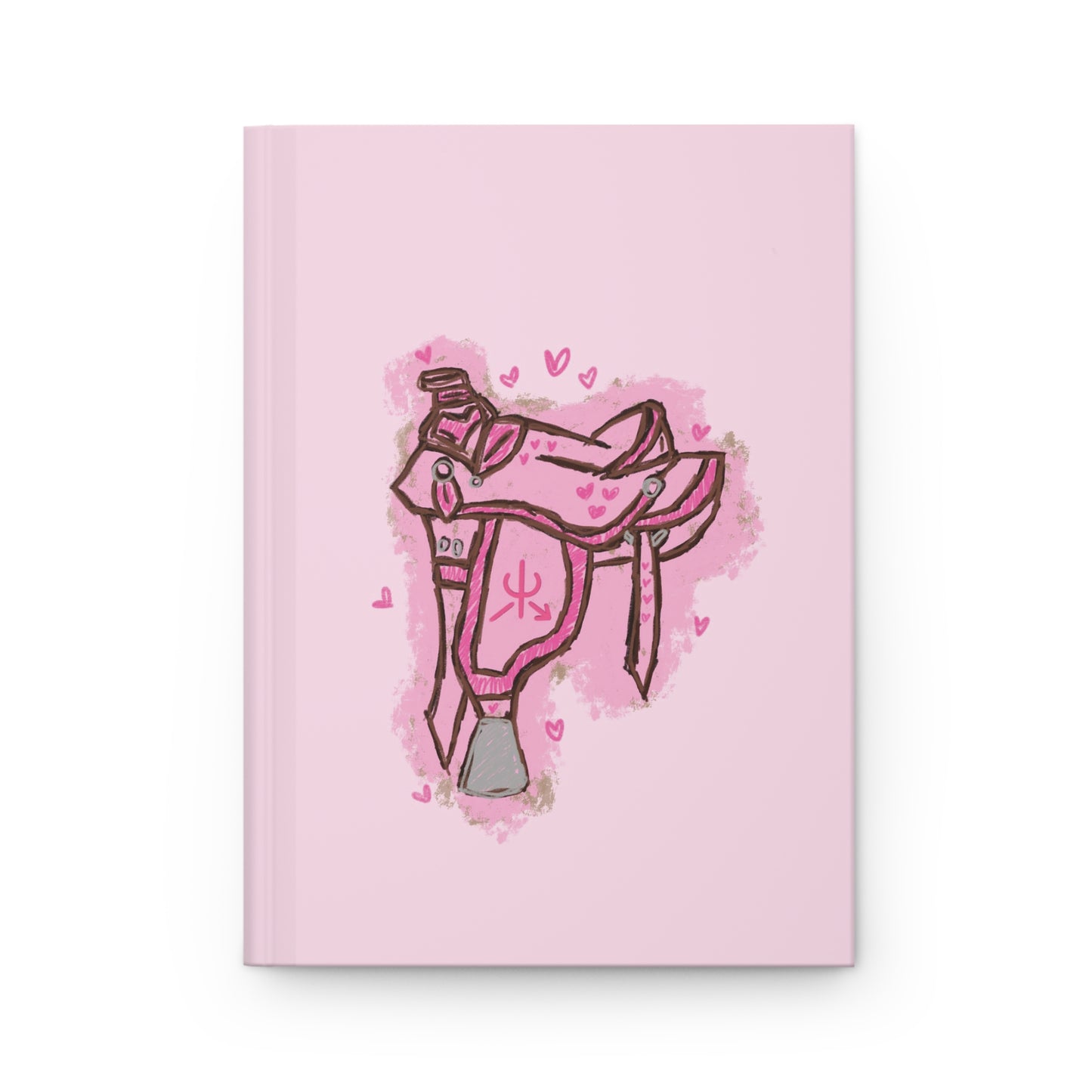 The Prairie Pink Saddle Hardcover Journal