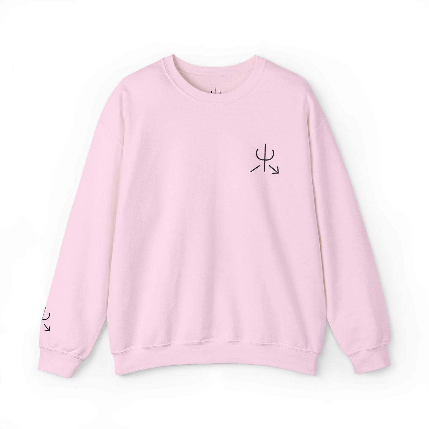 Branded Embroidered Crewneck Sweatshirt