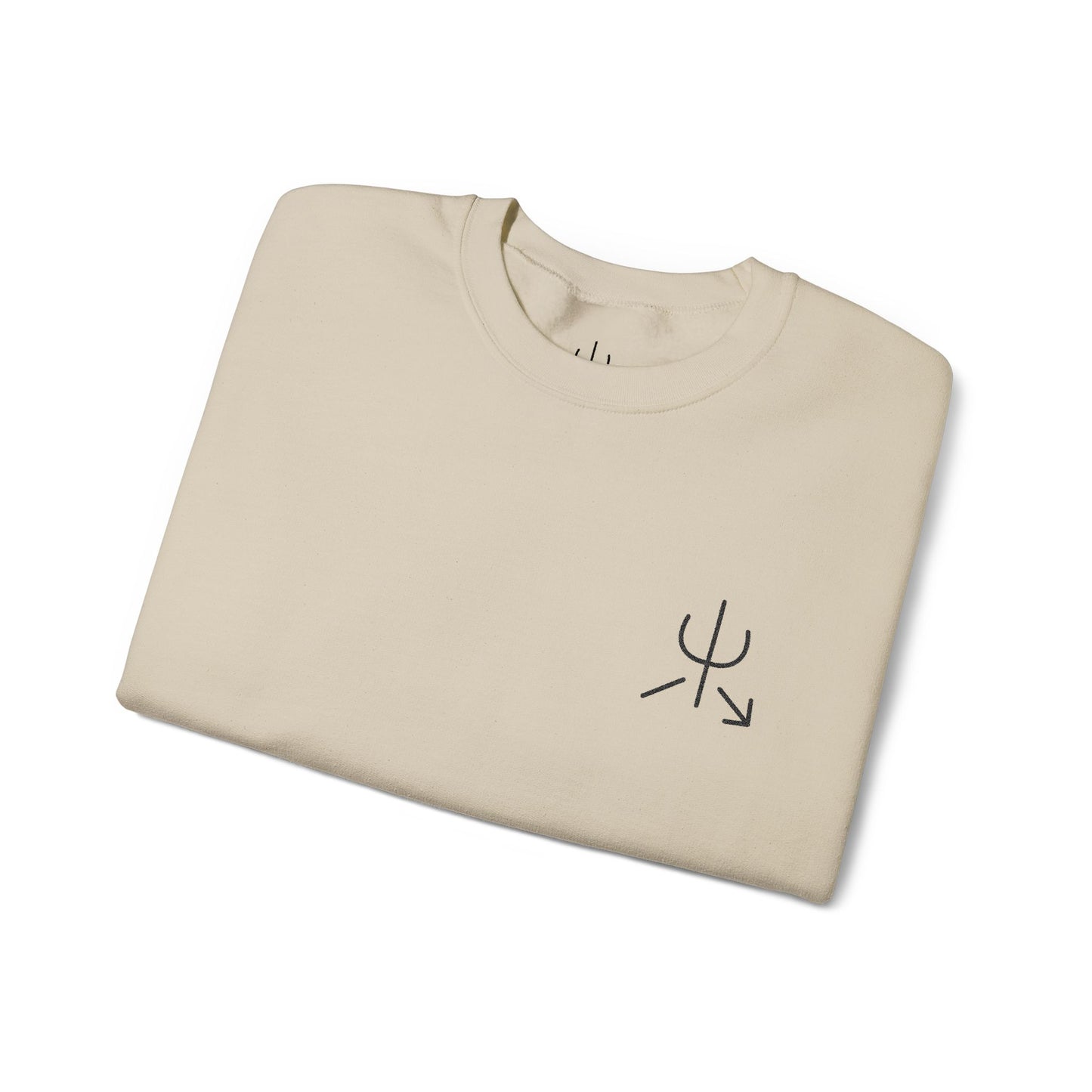 Branded Embroidered Crewneck Sweatshirt