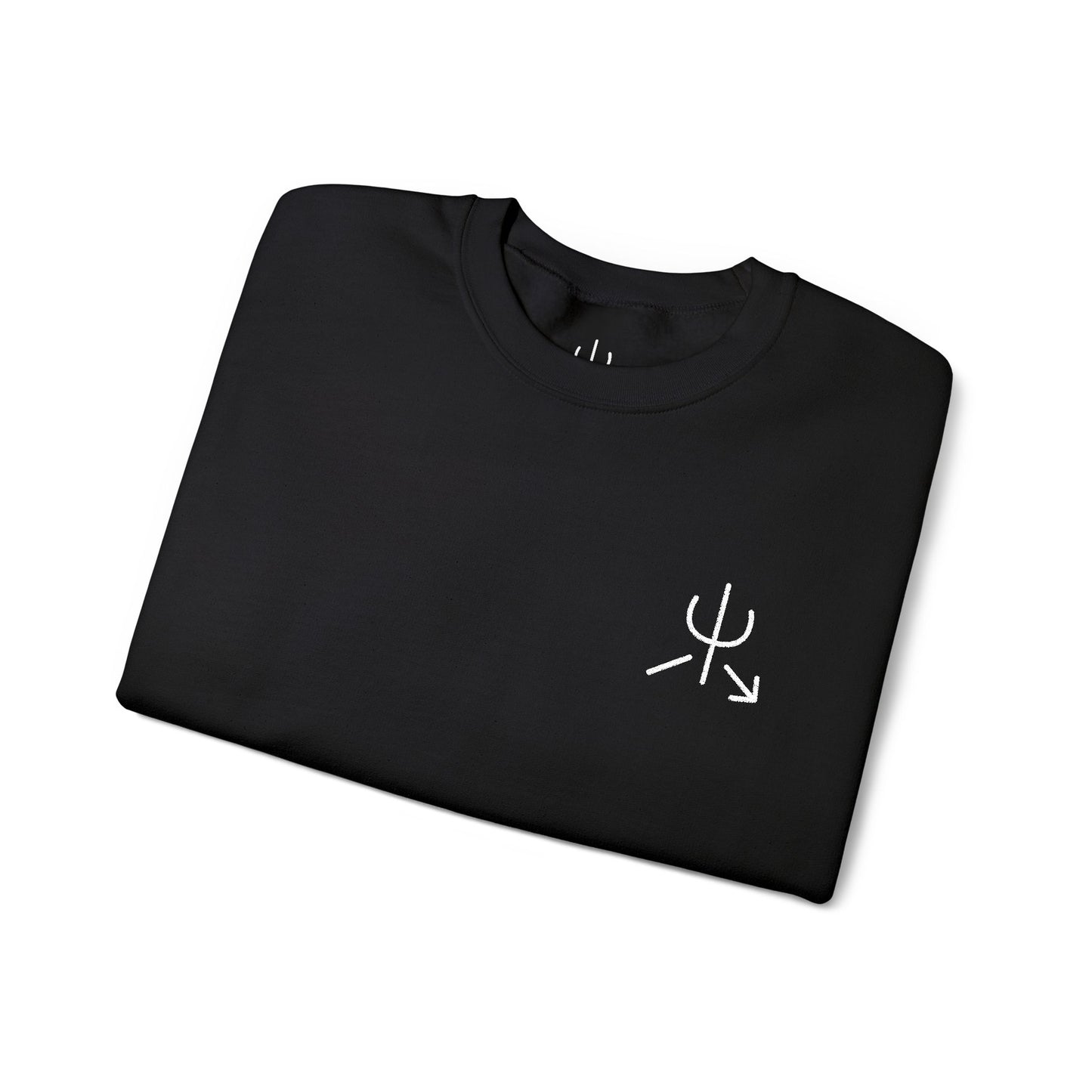 Branded Embroidered Crewneck Sweatshirt