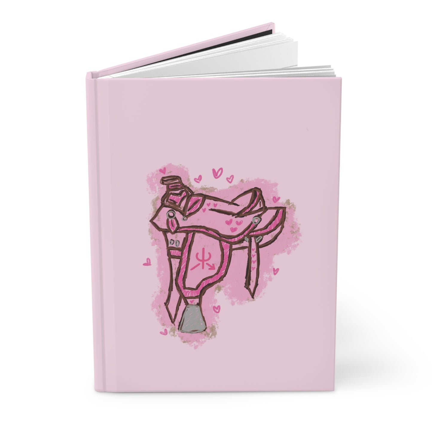The Prairie Pink Saddle Hardcover Journal