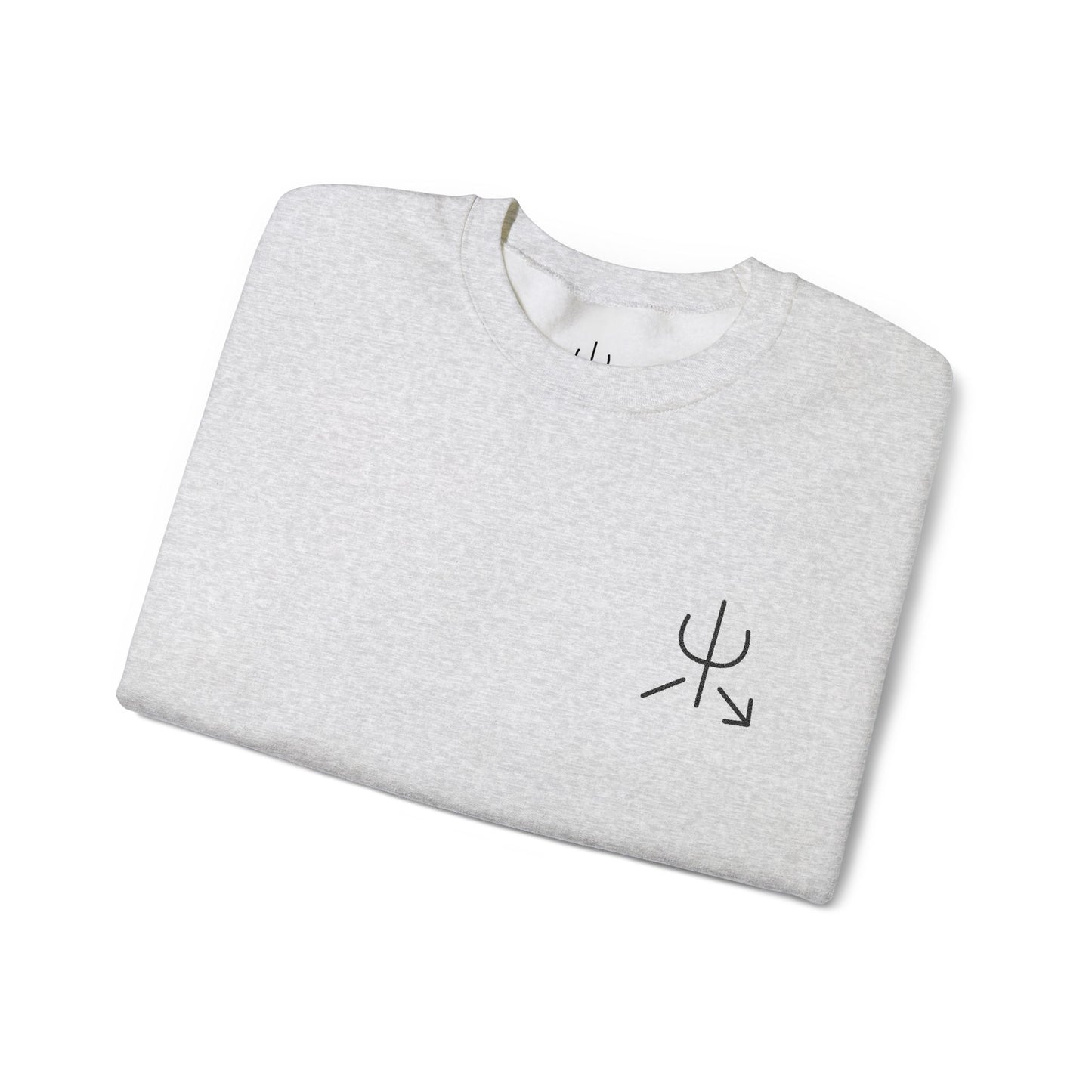 Branded Embroidered Crewneck Sweatshirt