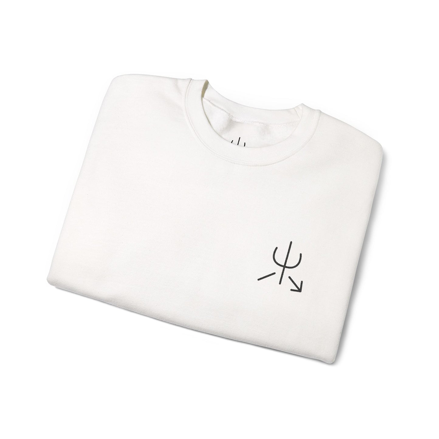 Branded Embroidered Crewneck Sweatshirt