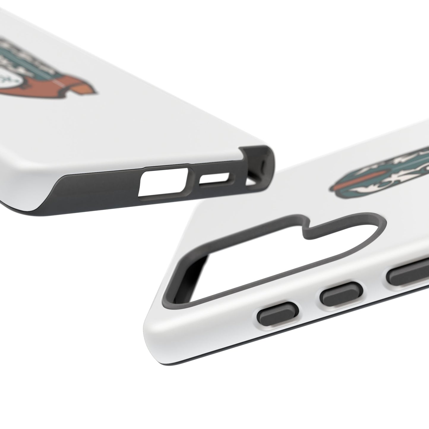 Turquoise Western Cowboy Boot Phone Case | Hand-drawn by Chase Templeton