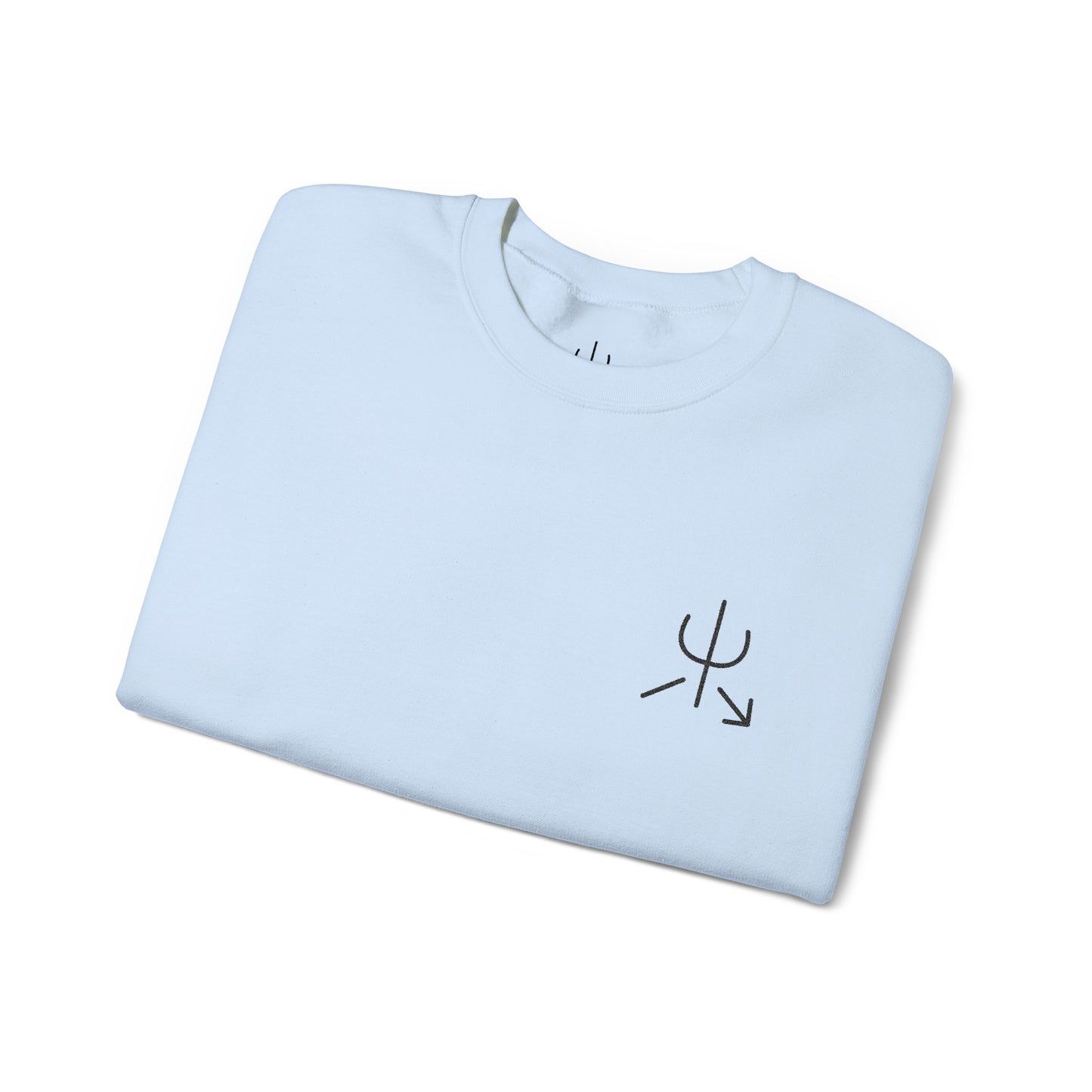 Branded Embroidered Crewneck Sweatshirt