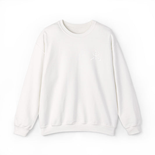 Branded Embroidered Crewneck Sweatshirt