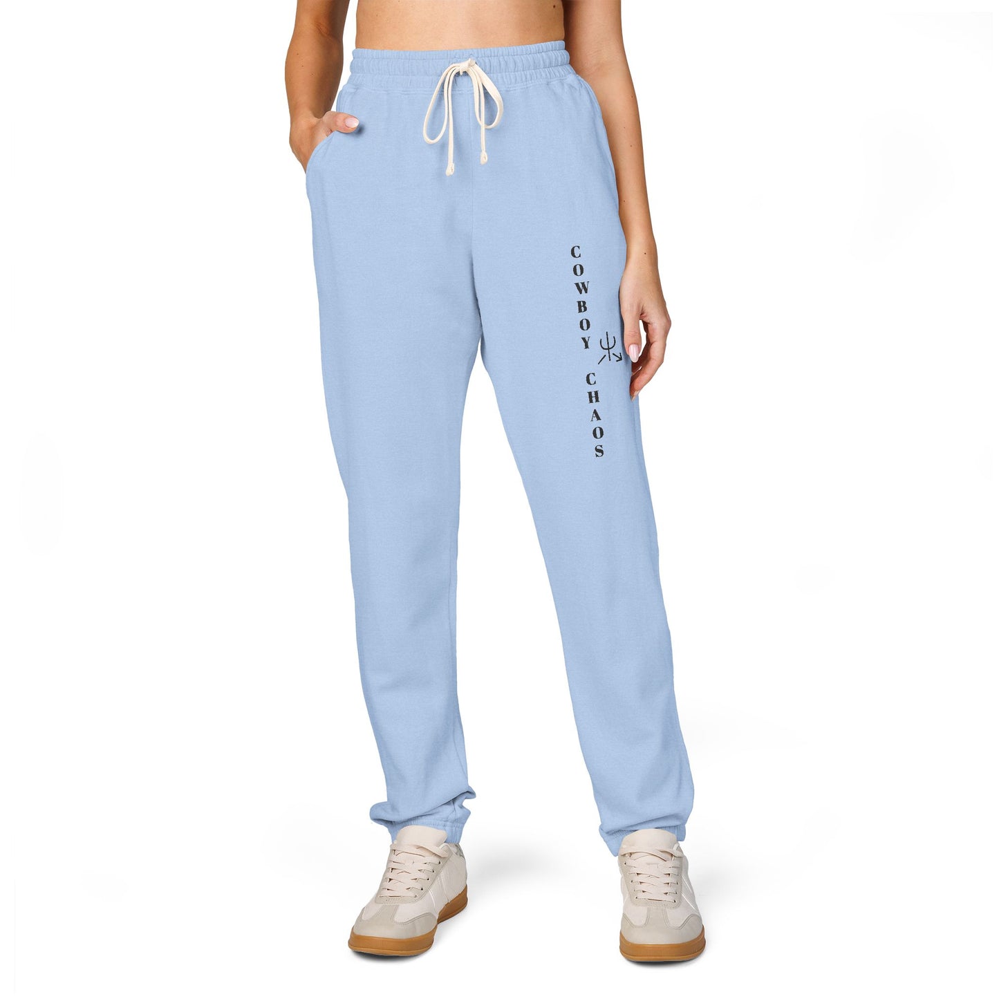 Cowboy Chaos Sweatpants — Garment-Dyed Fleece Joggers