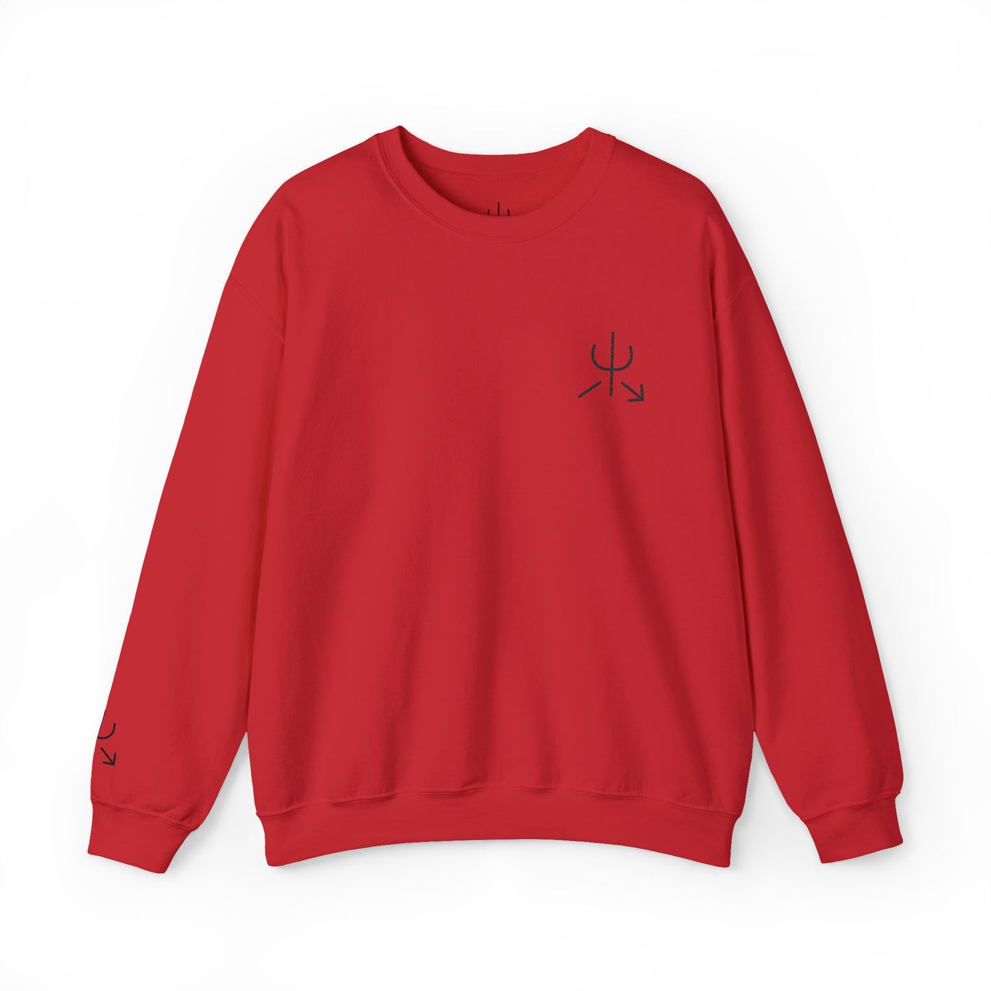 Branded Embroidered Crewneck Sweatshirt
