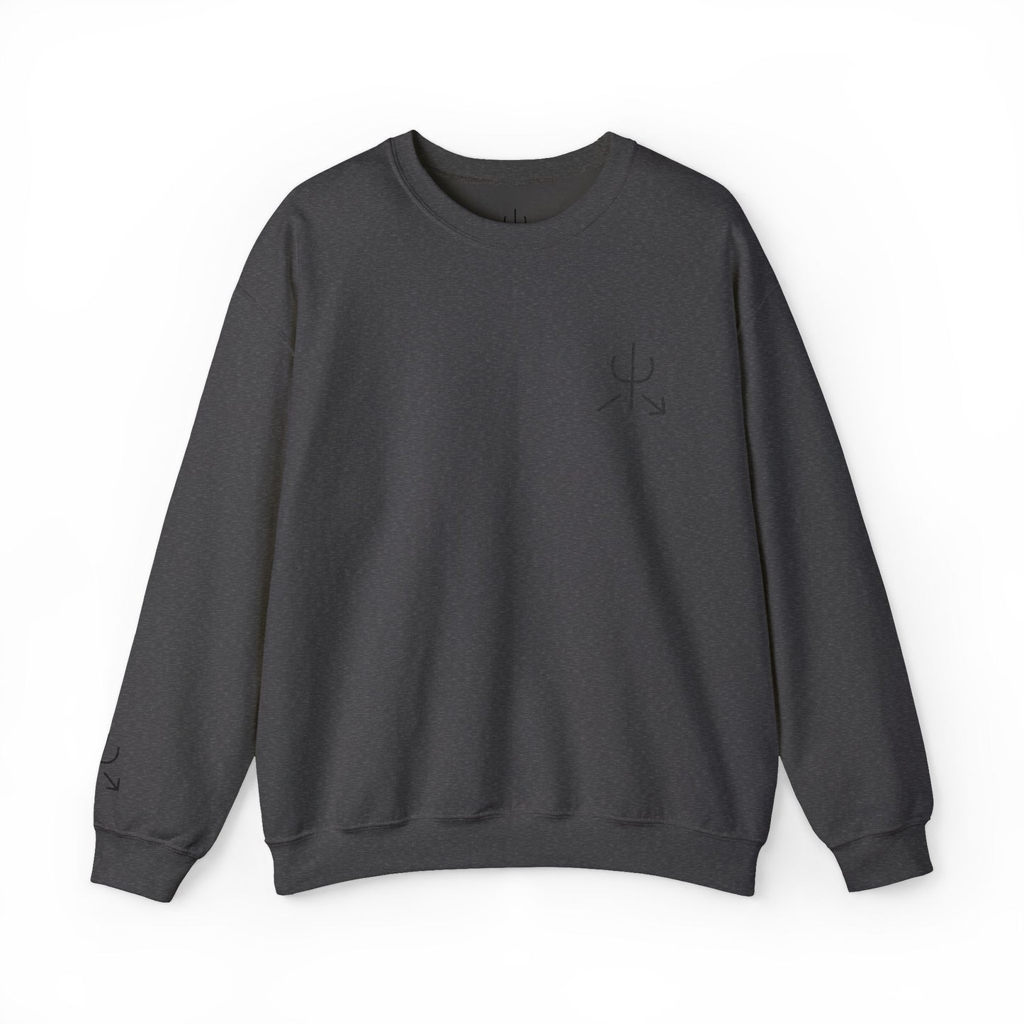 Branded Embroidered Crewneck Sweatshirt