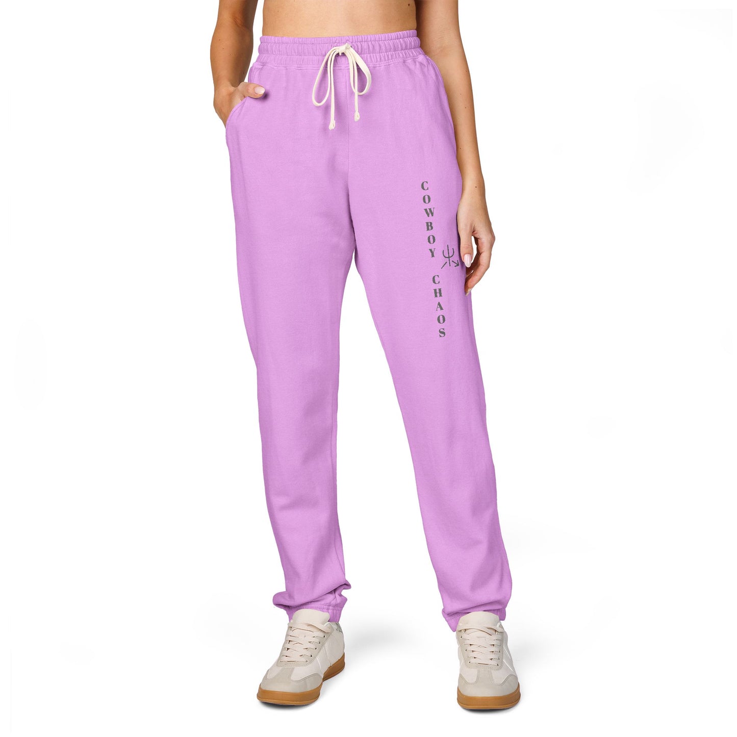 Cowboy Chaos Sweatpants — Garment-Dyed Fleece Joggers
