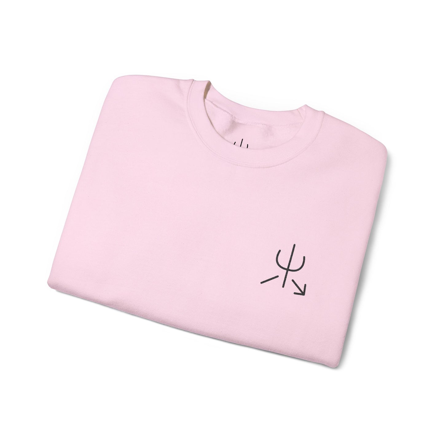 Branded Embroidered Crewneck Sweatshirt