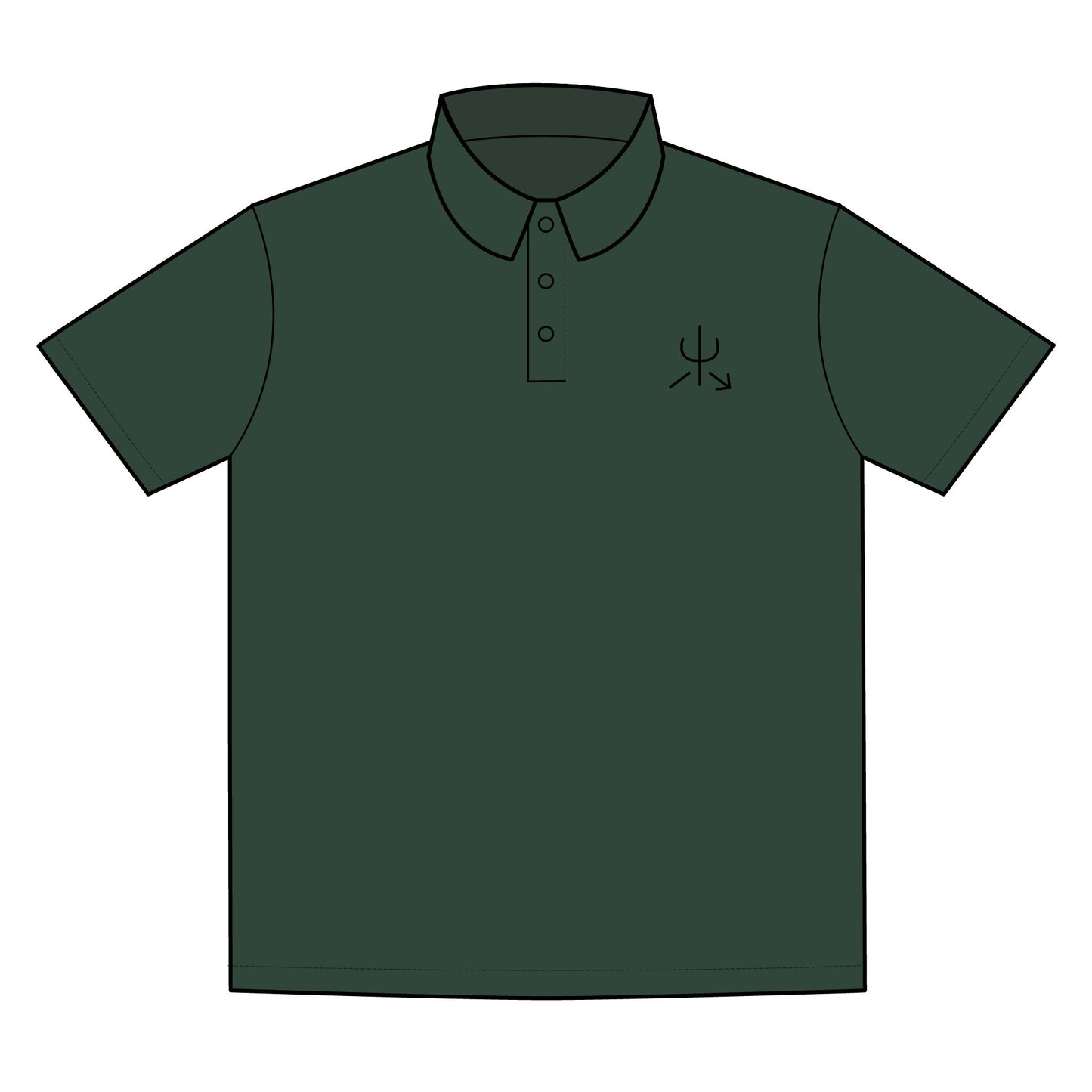 Branded Polo Shirt — Small Chest Logo