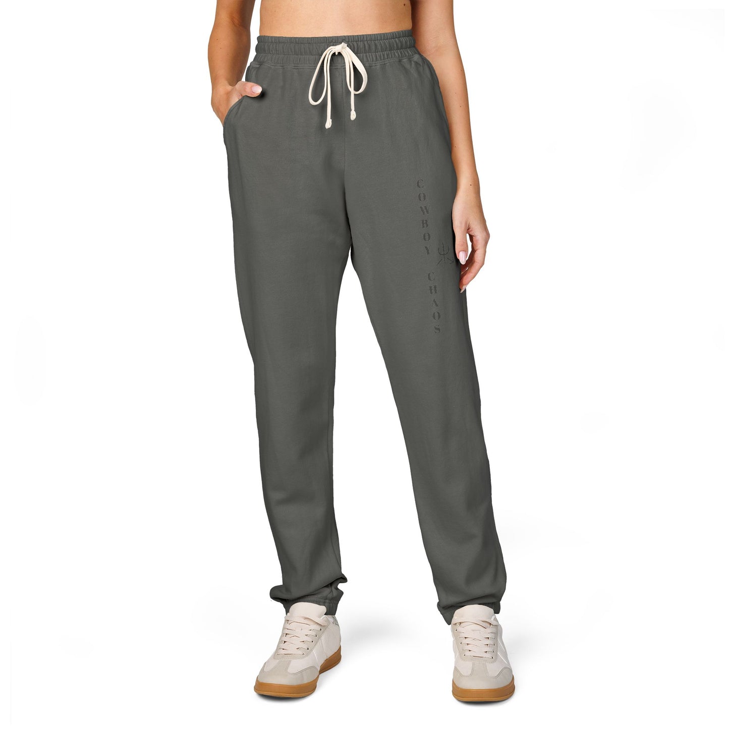 Cowboy Chaos Sweatpants — Garment-Dyed Fleece Joggers