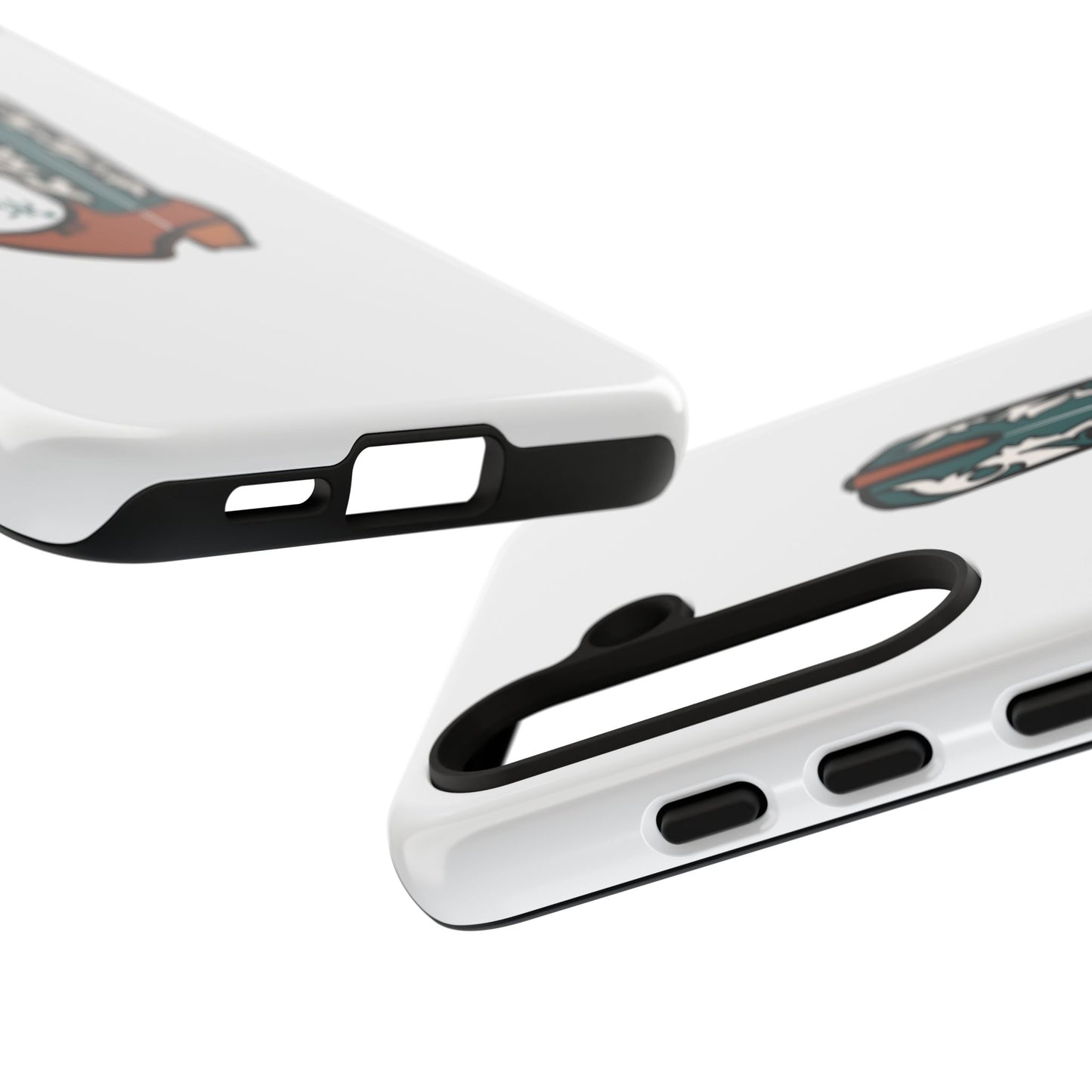 Turquoise Western Cowboy Boot Phone Case | Hand-drawn by Chase Templeton