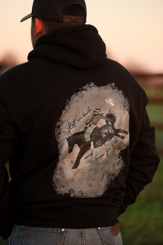 Let Er Buck & Hope For Luck Hoodie