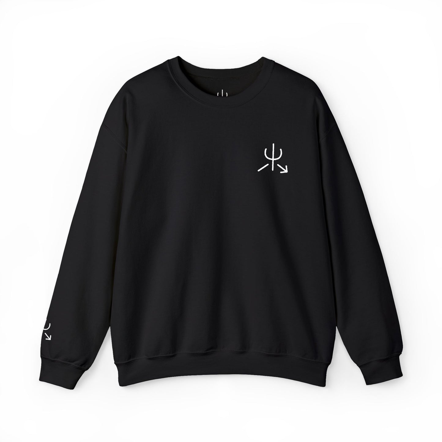 Branded Embroidered Crewneck Sweatshirt