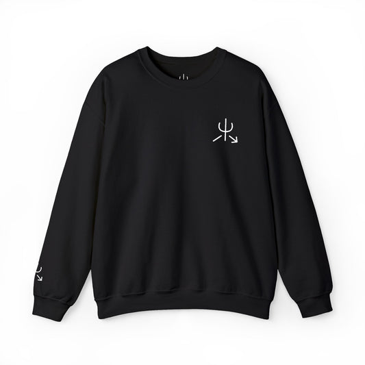 Branded Embroidered Crewneck Sweatshirt