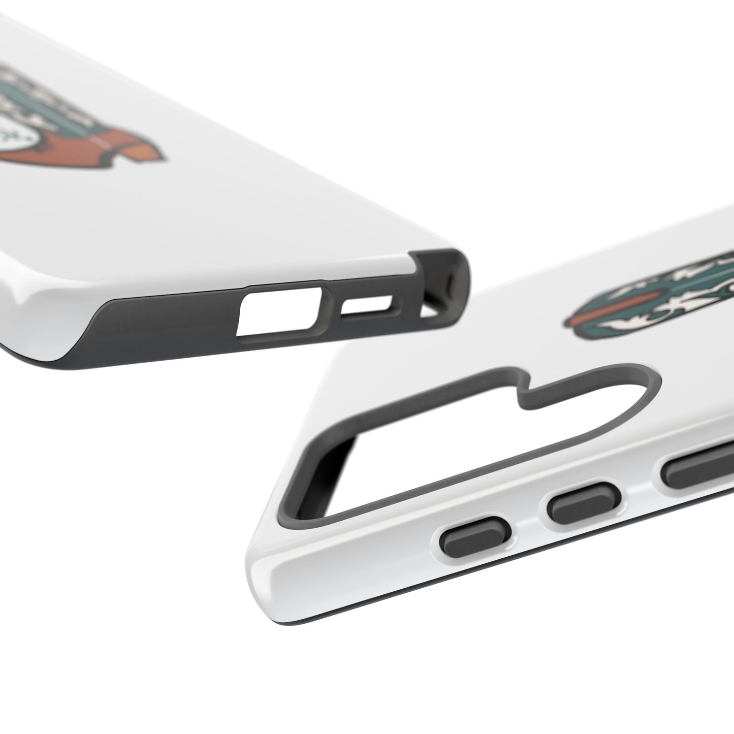 Turquoise Western Cowboy Boot Phone Case | Hand-drawn by Chase Templeton