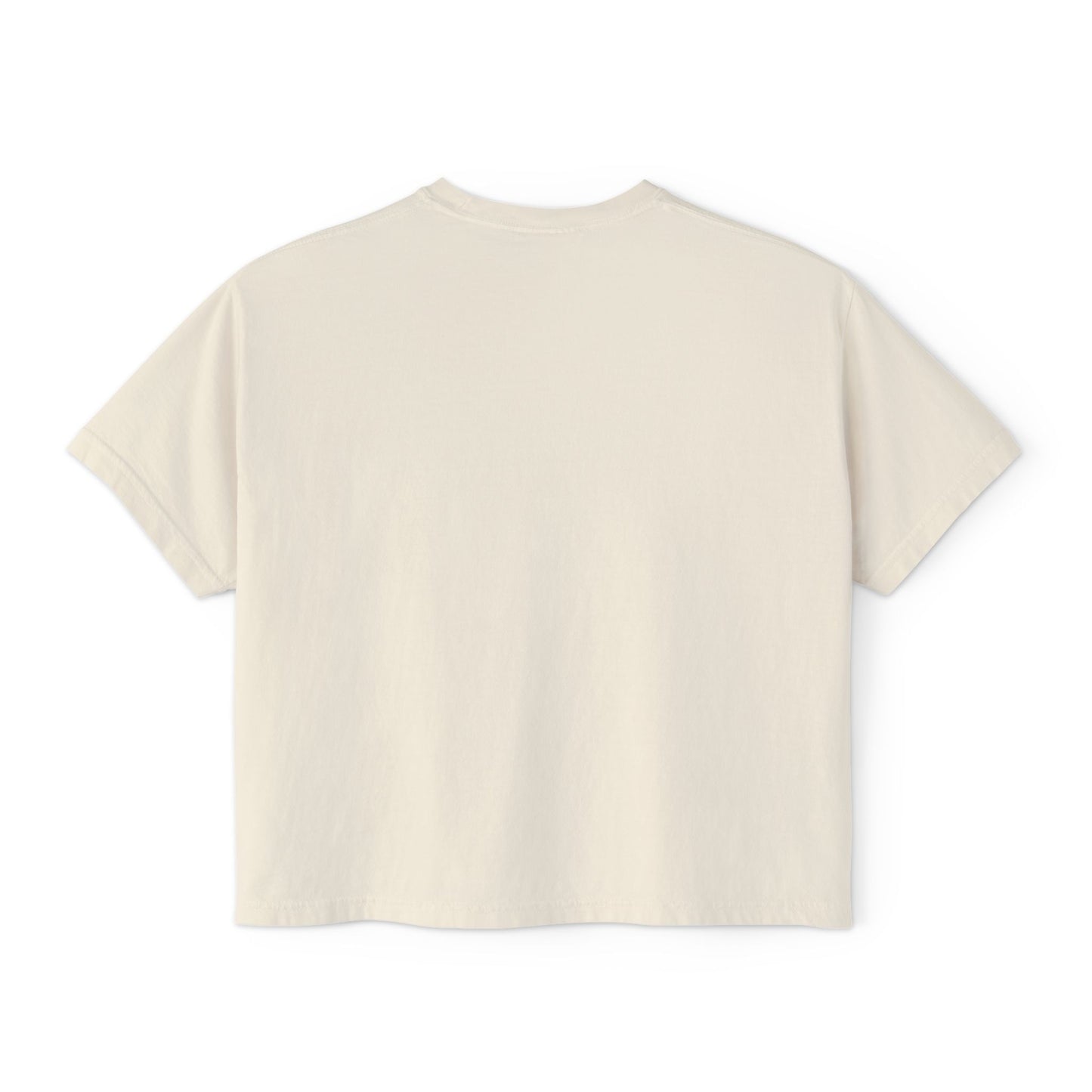 Turquoise Boot Cropped Tee