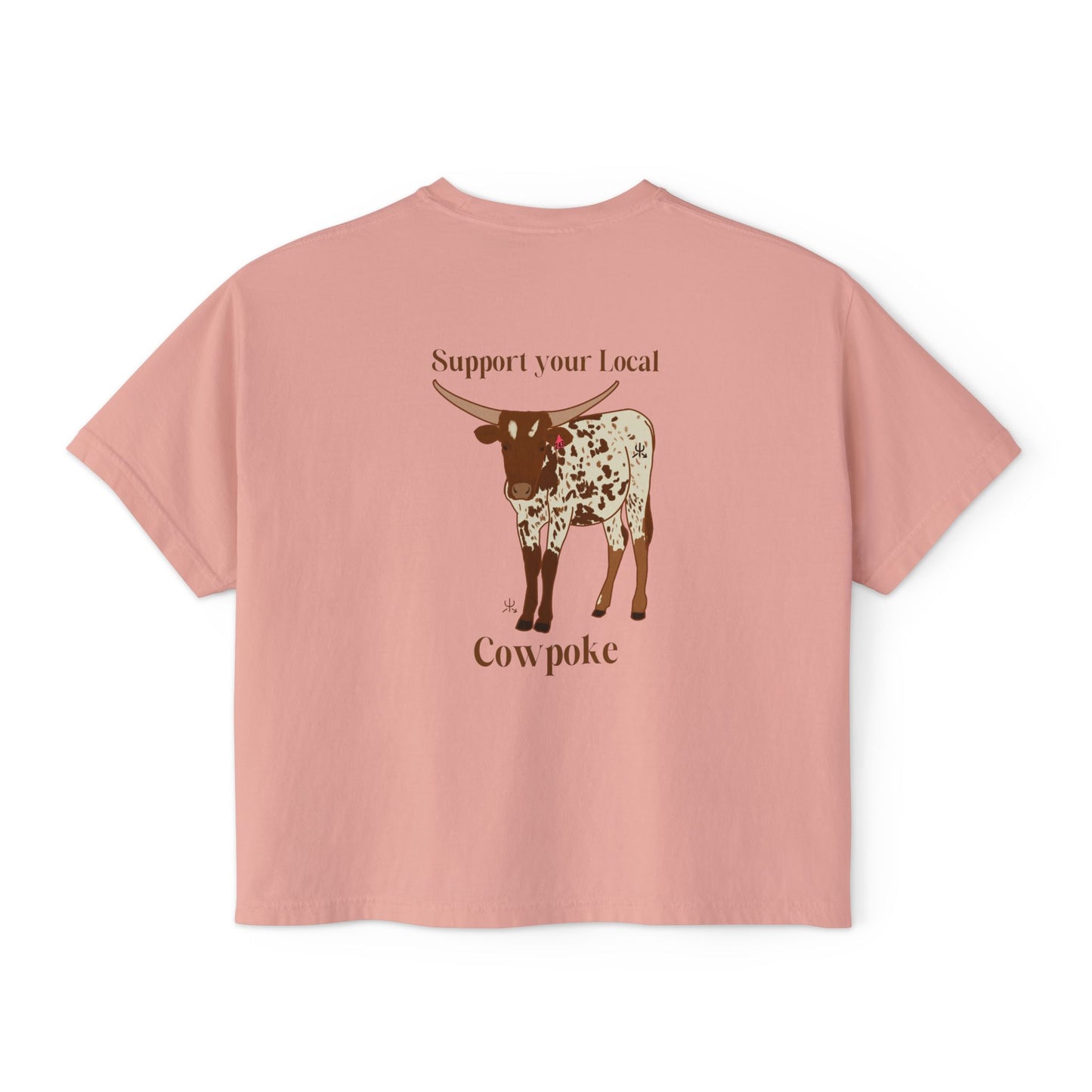 Support Your Local Cowpoke- Marlboro Cropped Tee