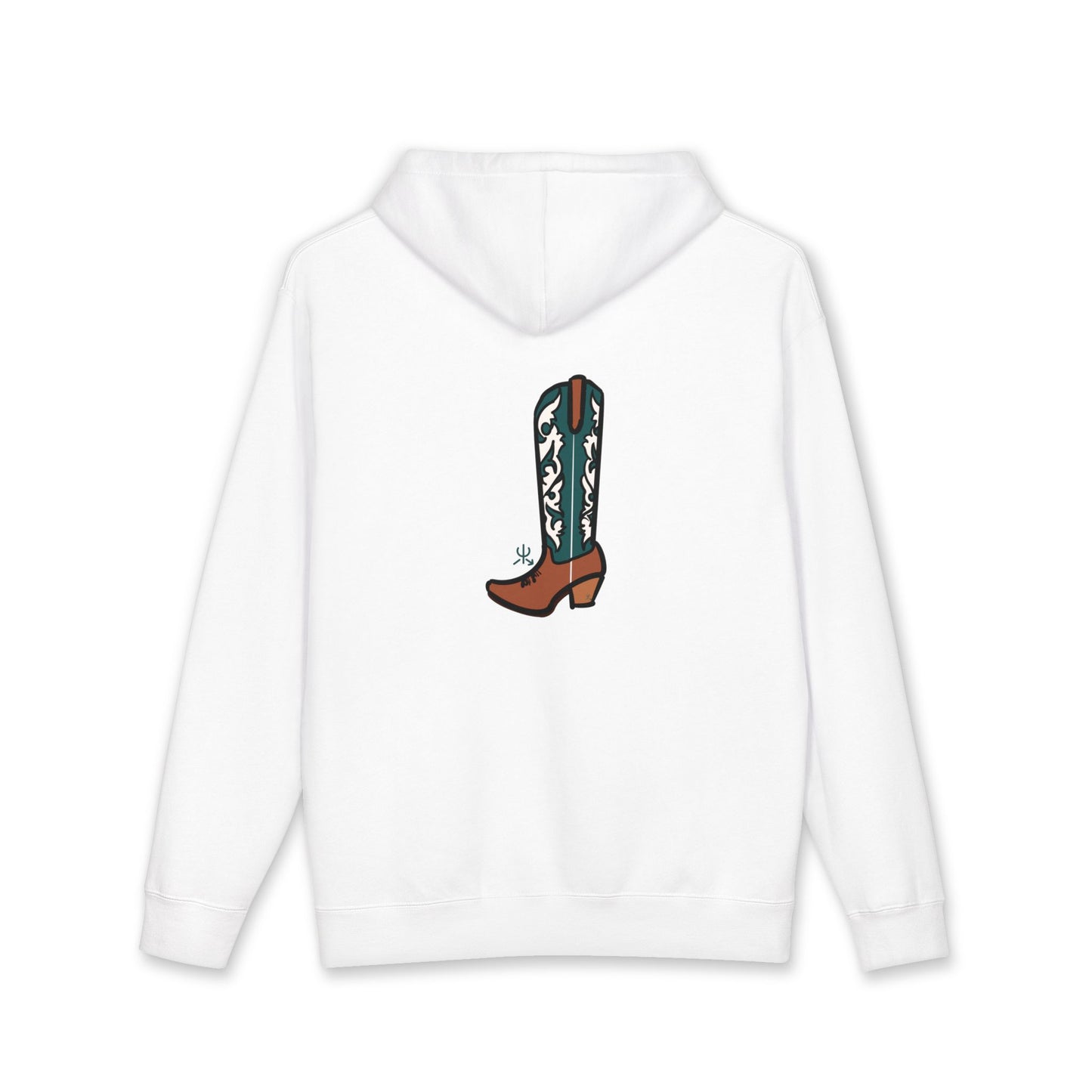 Turquoise Boot Hoodie