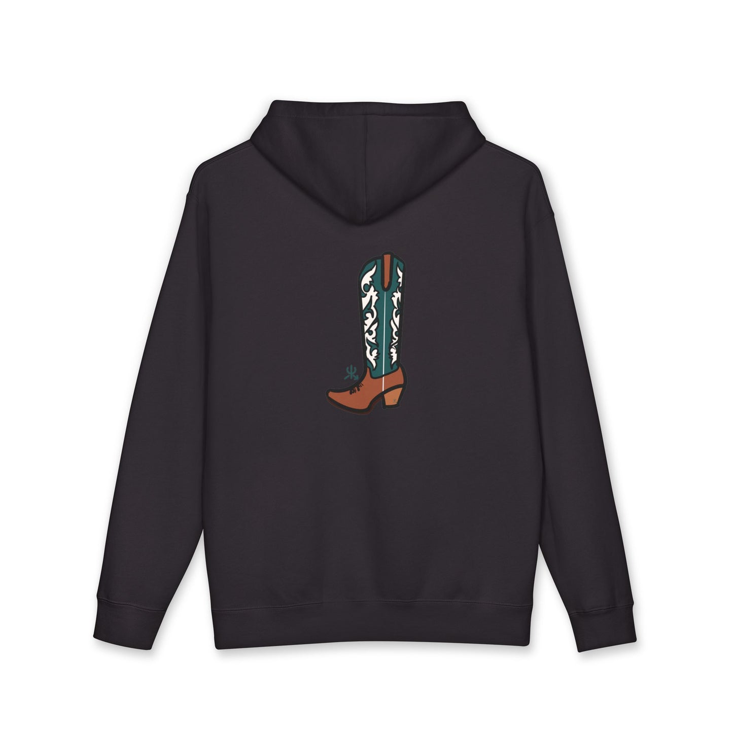 Turquoise Boot Hoodie