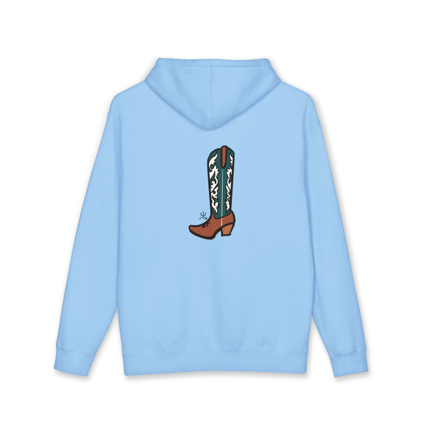 Turquoise Boot Hoodie