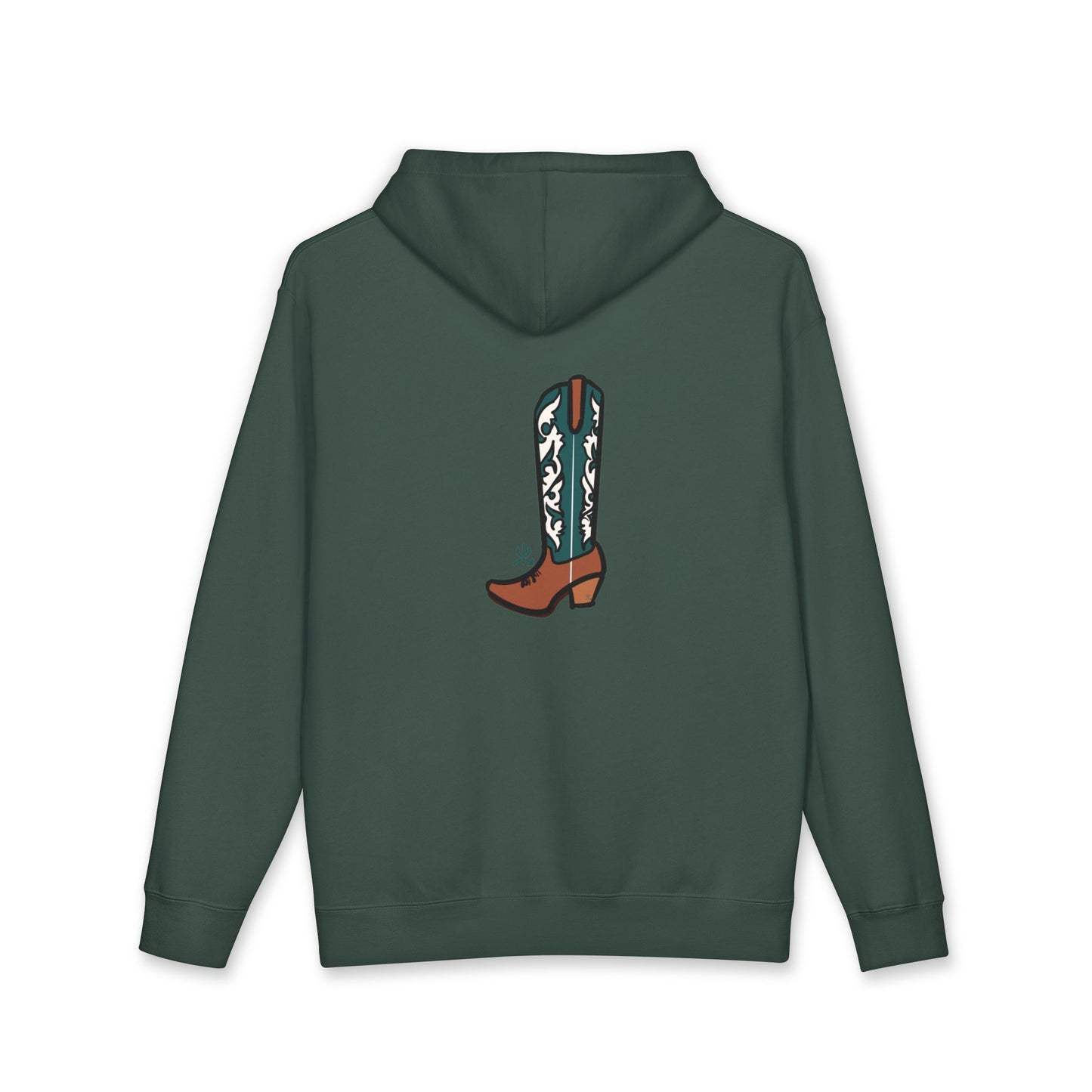 Turquoise Boot Hoodie