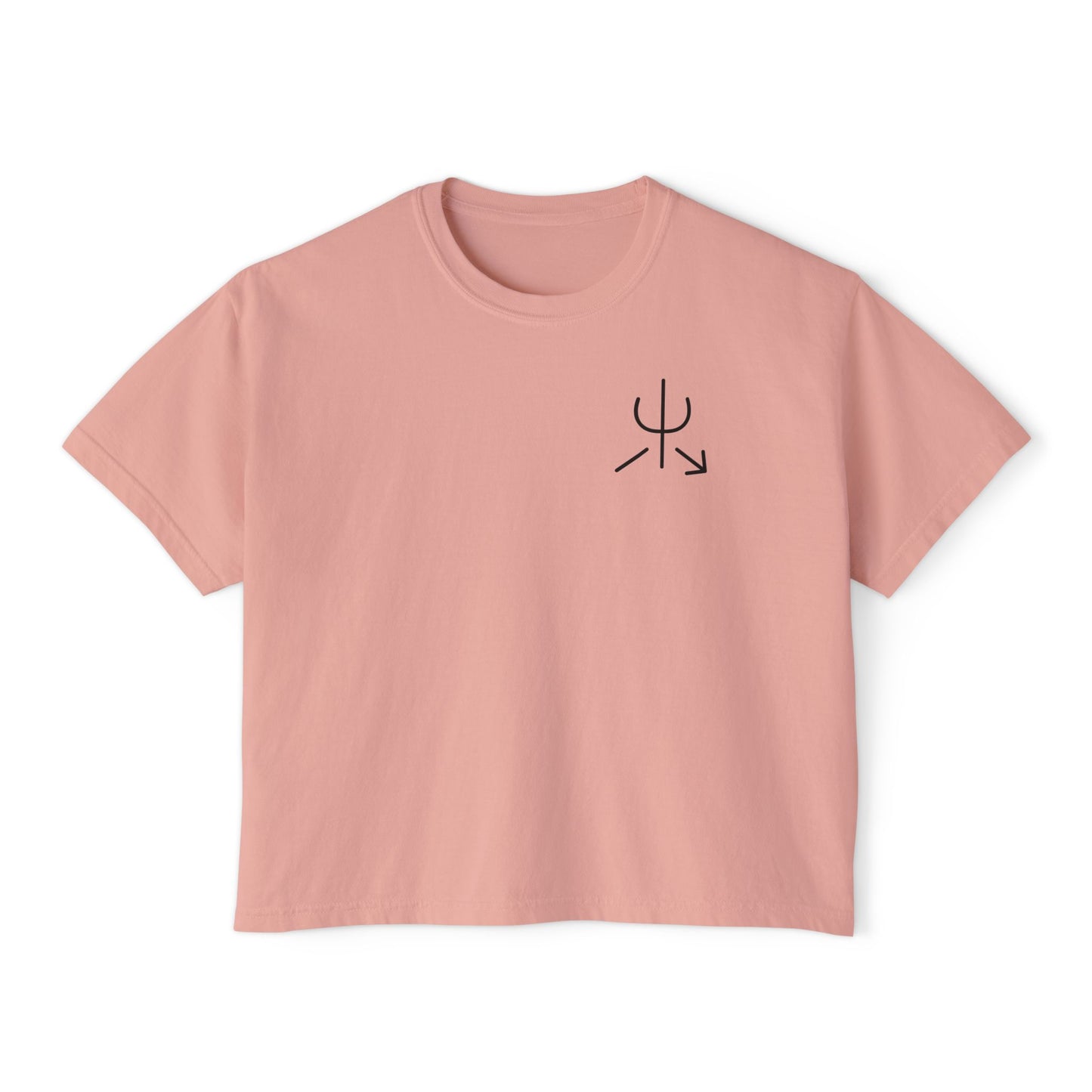 Support Your Local Cowpoke- Calligraphy Cropped Tee