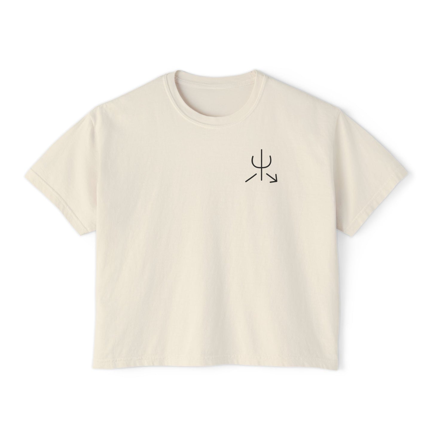 Let Er Buck & Hope for Luck Cropped Tee