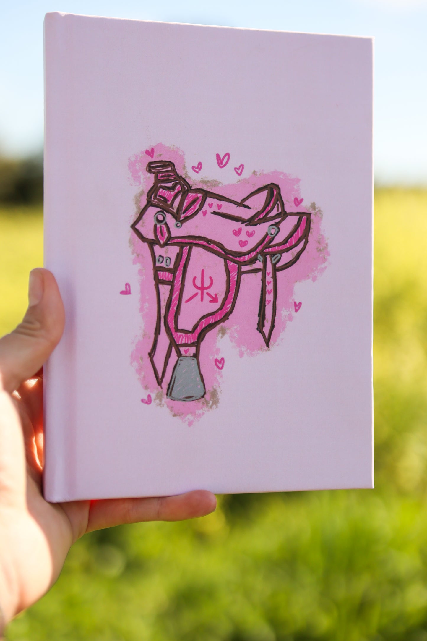 The Prairie Pink Saddle Hardcover Journal