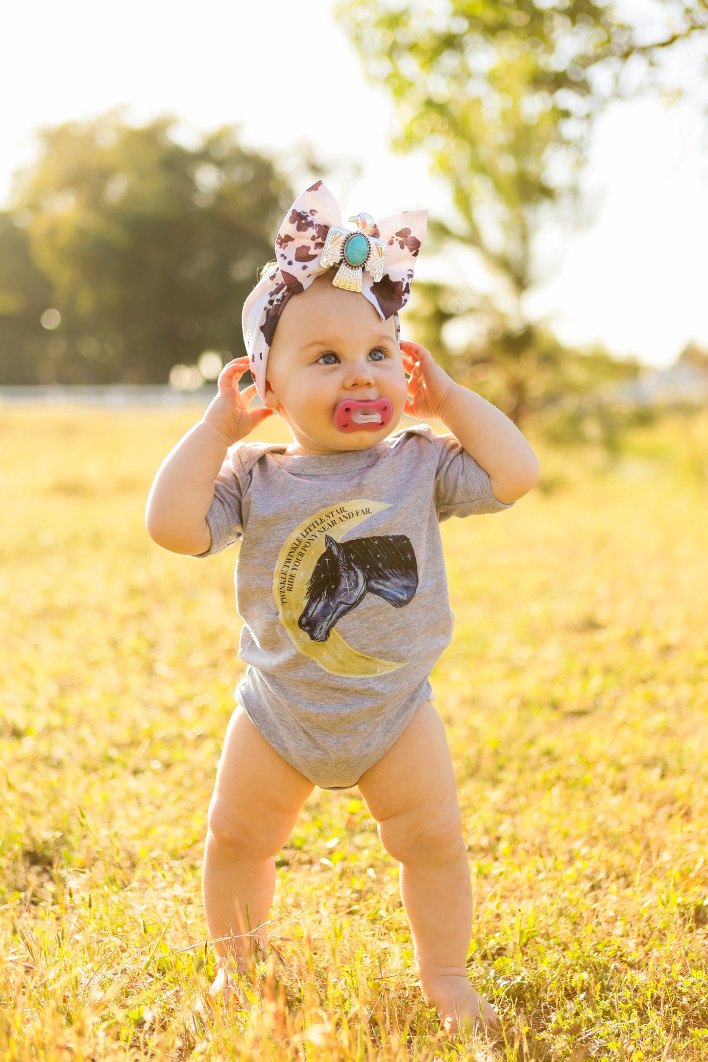 Ride Your Pony Near & Far Onesie