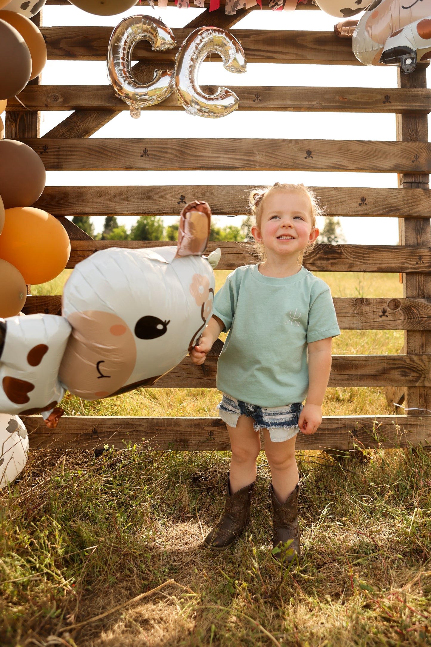 "To the Moon Cowpoke" Kids Tee