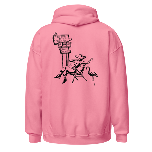 No Tell Motel & Trailer Park Hoodie- Black