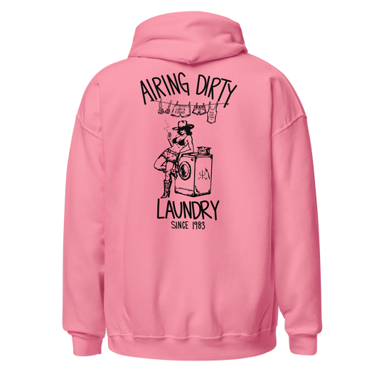 Airing Dirty Laundry Hoodie- Black