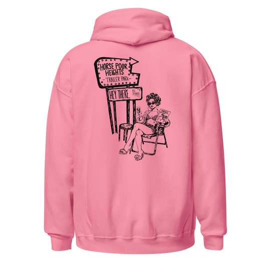 Horse Poor Heights Hoodie- Black