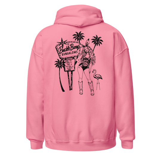 Buckle Bunny Bungalows Hoodie- Black