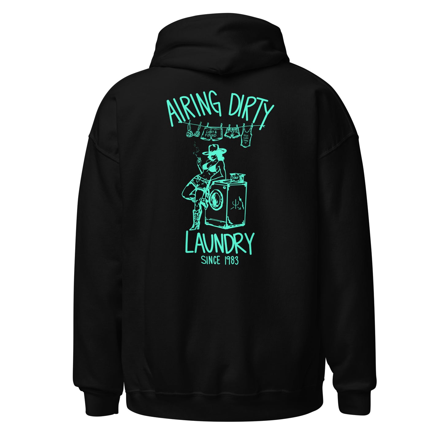 Airing Dirty Laundry Hoodie- Mint