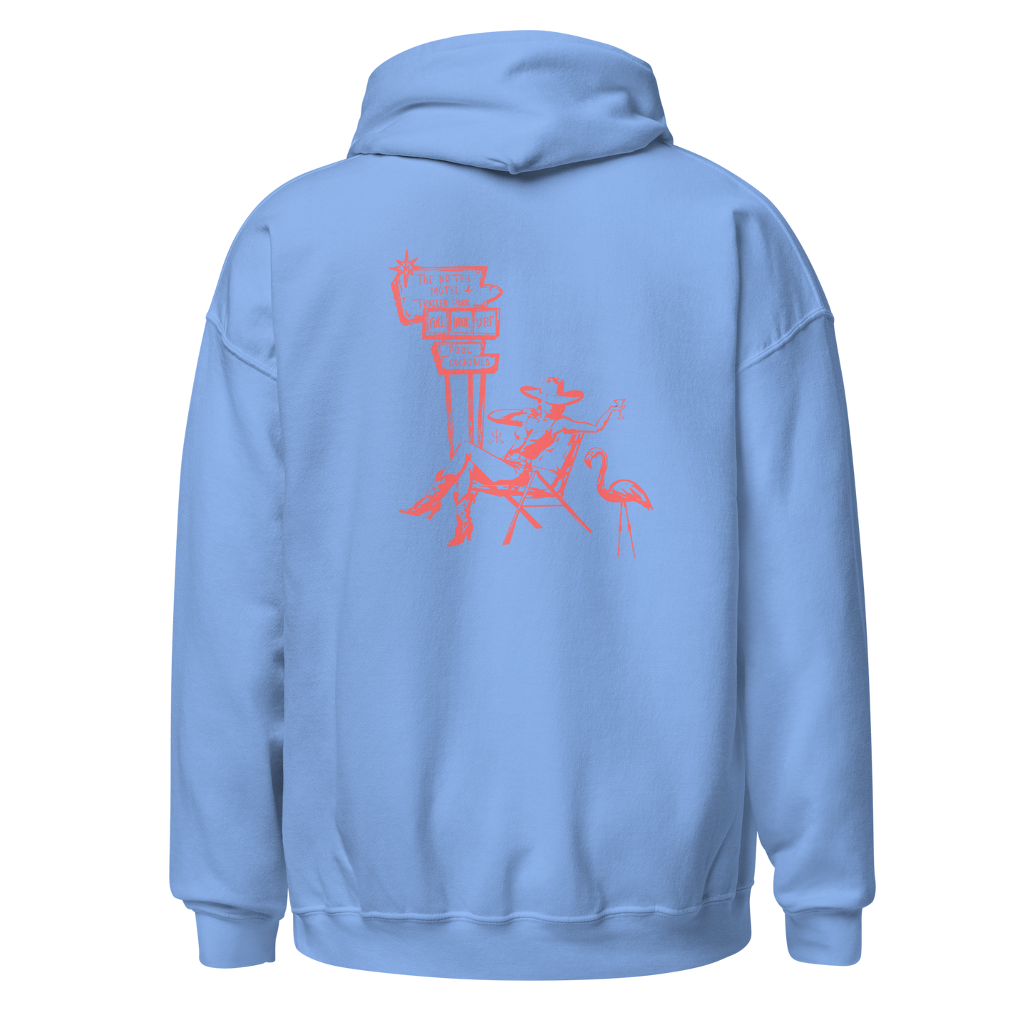 No Tell Motel & Trailer Park Hoodie- Pink