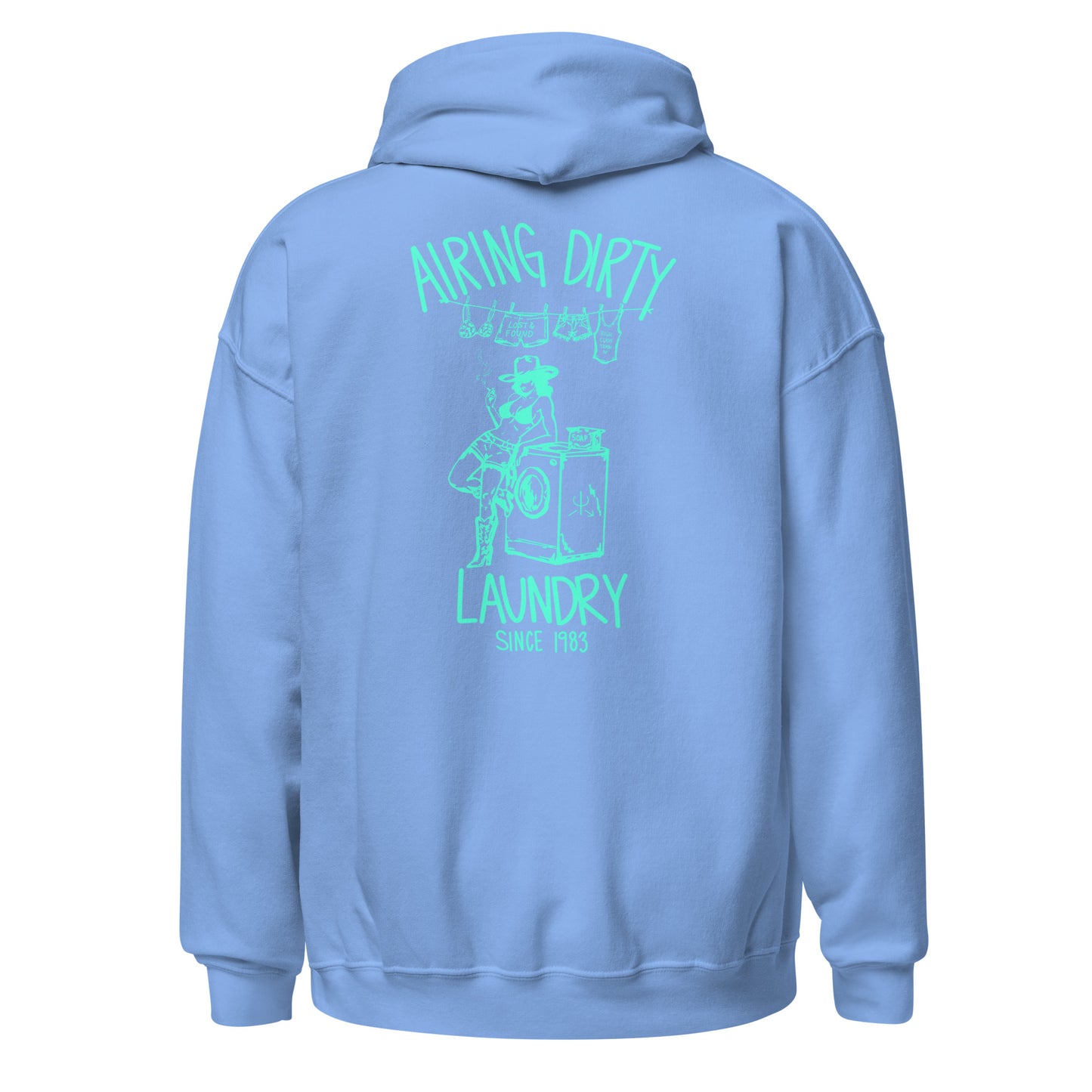 Airing Dirty Laundry Hoodie- Mint