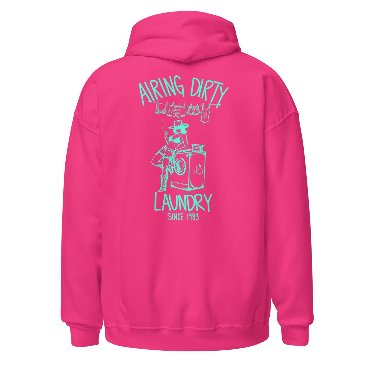 Airing Dirty Laundry Hoodie- Mint
